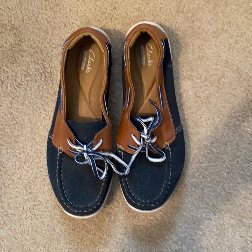 Clark slip on shoes